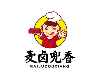 張俊的麥鹵兜香食品logo設(shè)計