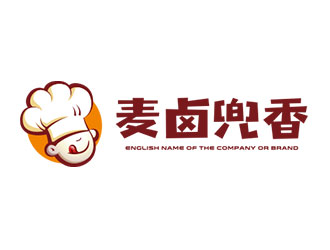 鐘炬的麥鹵兜香食品logo設(shè)計(jì)