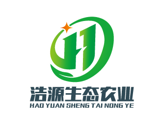 宋從堯的浩源生態(tài)農(nóng)業(yè)科技logo設(shè)計