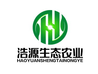 余亮亮的浩源生態(tài)農(nóng)業(yè)科技logo設(shè)計(jì)