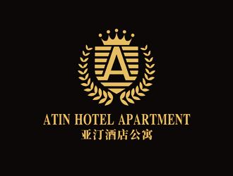 譚家強(qiáng)的亞汀酒店公寓 ATIN HOTEL APARTMENTlogo設(shè)計