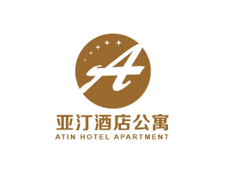 朱紅娟的亞汀酒店公寓 ATIN HOTEL APARTMENTlogo設(shè)計