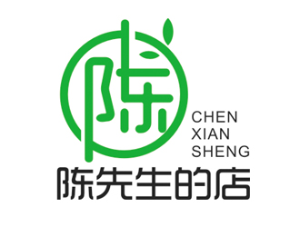 趙鵬的陳先生的店logo設(shè)計