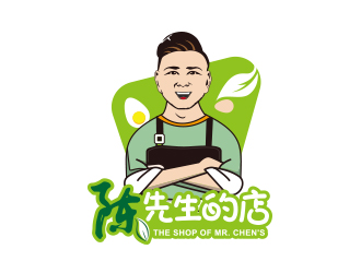 黃安悅的陳先生的店logo設(shè)計