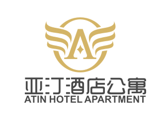 趙鵬的亞汀酒店公寓 ATIN HOTEL APARTMENTlogo設(shè)計