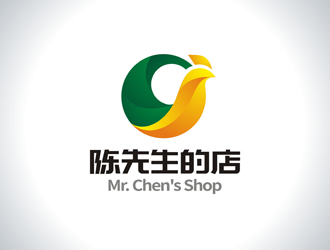 鄭國麟的陳先生的店logo設(shè)計(jì)