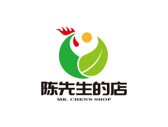 孫金澤的陳先生的店logo設(shè)計