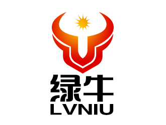 余亮亮的綠牛logo設計