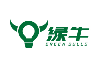 趙軍的綠牛logo設計