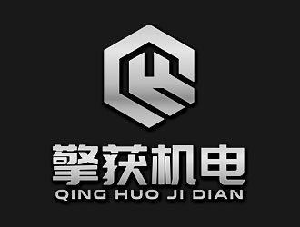 鐘炬的上海擎獲機電科技有限公司logo設計