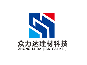 盛銘的江蘇眾力達建材科技有限公司logo設計