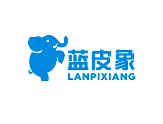 曾翼的藍(lán)皮象logo設(shè)計(jì)