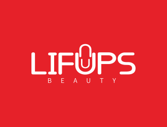 林思源的LIFUPS Beauty 護膚品logo設(shè)計