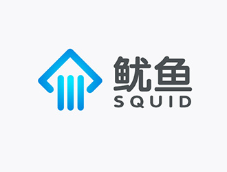 吳曉偉的魷魚logo設計