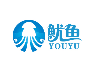 黃安悅的魷魚(yú)logo設(shè)計(jì)