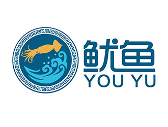 潘樂的魷魚logo設計