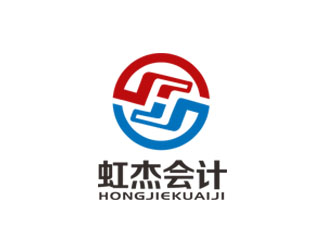 郭慶忠的虹杰會計logo設計