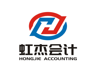 譚家強的虹杰會計logo設計