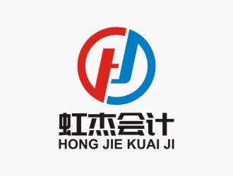 陳國偉的虹杰會計logo設計