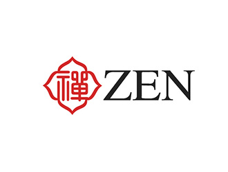 吳曉偉的禪ZEN中國文化logo設(shè)計(jì)logo設(shè)計(jì)