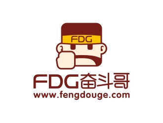 曾翼的FDG奮斗哥logo設計