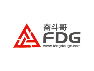 李賀的FDG奮斗哥logo設計