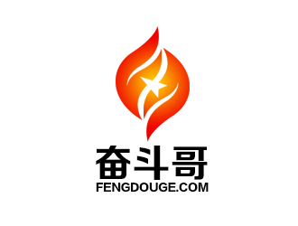 余亮亮的FDG奮斗哥logo設計