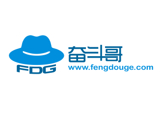 黃俊的FDG奮斗哥logo設計