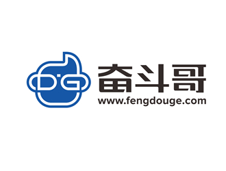 唐國強的FDG奮斗哥logo設計