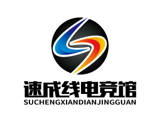 張俊的速成線電競館logo設計