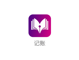 鄭錦尚的記賬logo設(shè)計