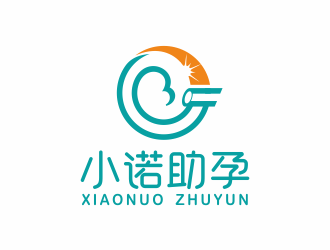 何嘉健的小諾助孕中文字體設計logo設計