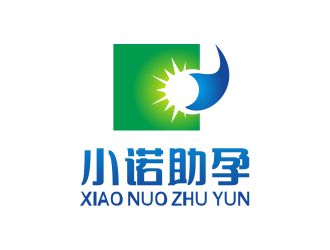 何嘉星的小諾助孕中文字體設計logo設計