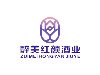 曾翼的貴州醉美紅顏酒業(yè)有限公司logo設(shè)計