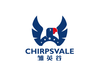 黃安悅的雛英谷/ChirpsVale英語教育logo設(shè)計(jì)logo設(shè)計(jì)