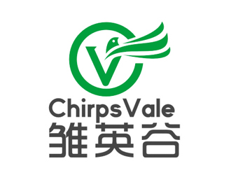 趙鵬的雛英谷/ChirpsVale英語教育logo設(shè)計(jì)logo設(shè)計(jì)