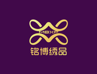 黃安悅的MBXP銘博繡品logo設(shè)計