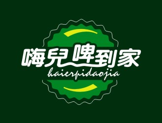 楊占斌的嗨兒啤到家店鋪logo設(shè)計logo設(shè)計