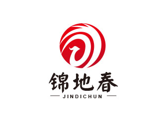 朱紅娟的錦地春logo設(shè)計(jì)