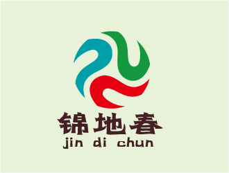 蘇興發(fā)的錦地春logo設(shè)計(jì)