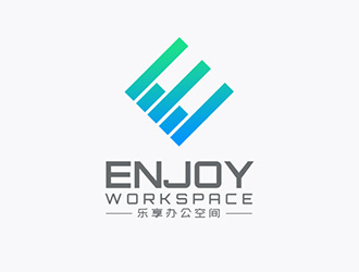 吳曉偉的Enjoy Workspace                     樂 享 辦 公 空 間 logo設計