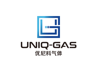 高明奇的UNIQ-GAS/廣東優(yōu)尼科氣體技術(shù)有限公司logo設(shè)計