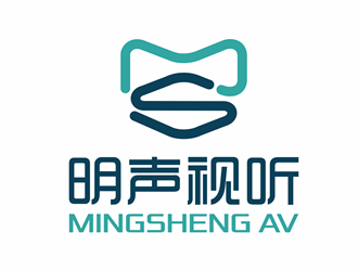 唐國強(qiáng)的明聲視聽logo設(shè)計(jì)