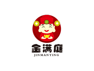 朱紅娟的金滿庭休閑食品卡通logo設(shè)計(jì)logo設(shè)計(jì)