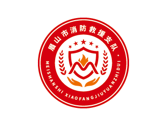 王濤的眉山市消防救援支隊logo設計