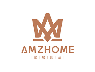 丁小鈺的AMZHOME英文字母logologo設(shè)計