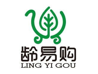 向正軍的齡易購logo設計