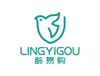 葉美寶的齡易購logo設計