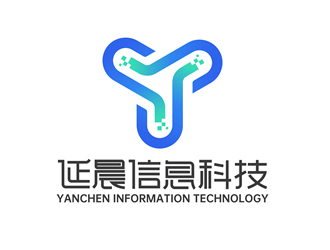 唐國強的福州延晨信息科技有限公司logo設(shè)計