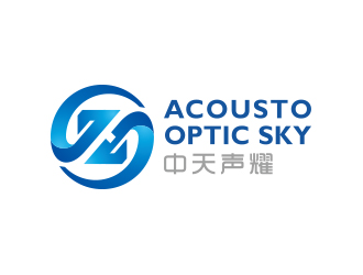 黃安悅的中天聲耀（英文名：Acousto-Optic Sky）logo設(shè)計(jì)